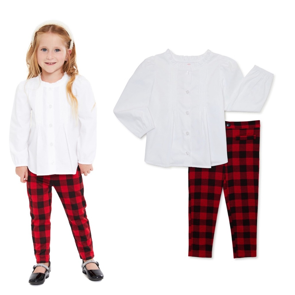 Wonder Nation girls top and pants set